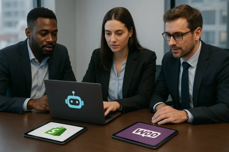 Chatbots e e-commerce: integrações com Shopify e WooCommerce