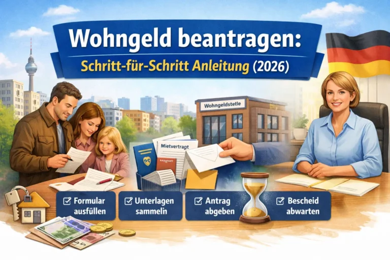Wohngeld beantragen: Schritt-für-Schritt Anleitung (2026)